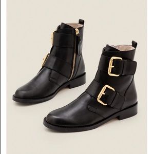 Women’s Boden Cavenham Leather Buckle Boots